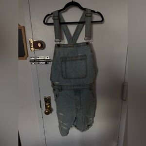 Overall shorts (denim)